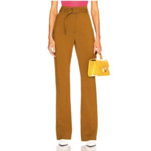 ALC Morgan High Rise Tan Belted Trouser Pants